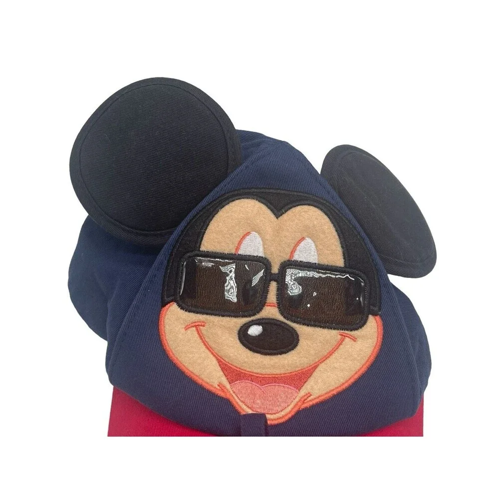 Disney Parks Mickey Mouse toddler hat pop up ears sunglass holder cap Disneyland